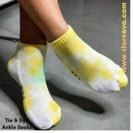 Tie & Dye Ankle Socks Yellow