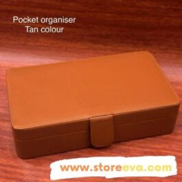 Vegan Leather Pocket Storage Organizer  ( Tan )