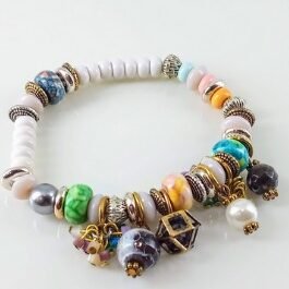 Greek styled beaded bracelet
