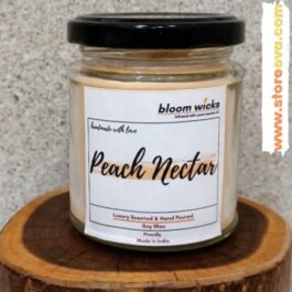 Peach Nectar Vegan Wax Candle.