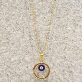 Evil Eye With Ring Dark Blue