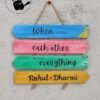 The Vintage Style Personalized Wall Hanging