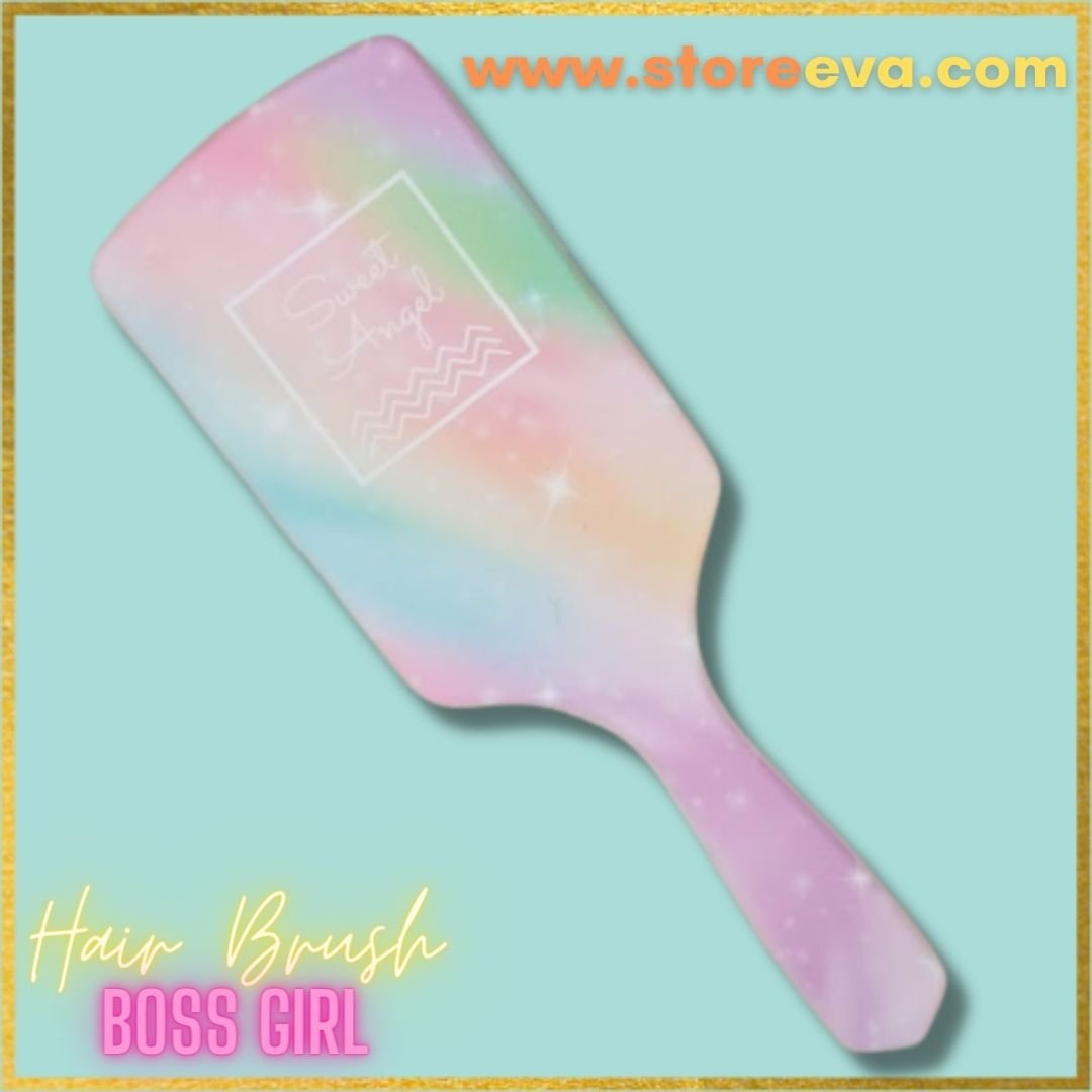 Quirky Prints Paddle Hair Brush M