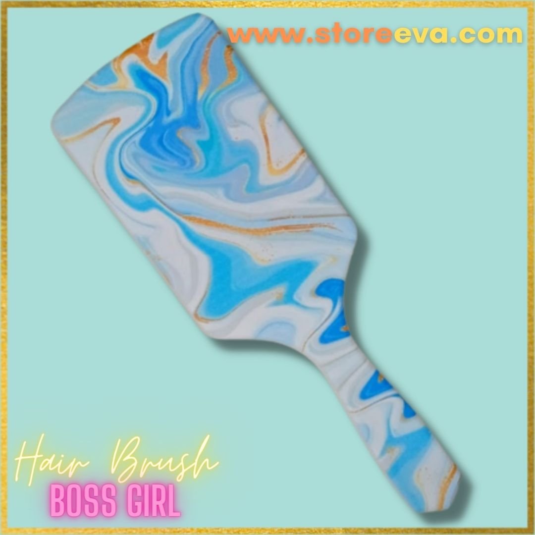 Quirky Prints Paddle Hair Brush F