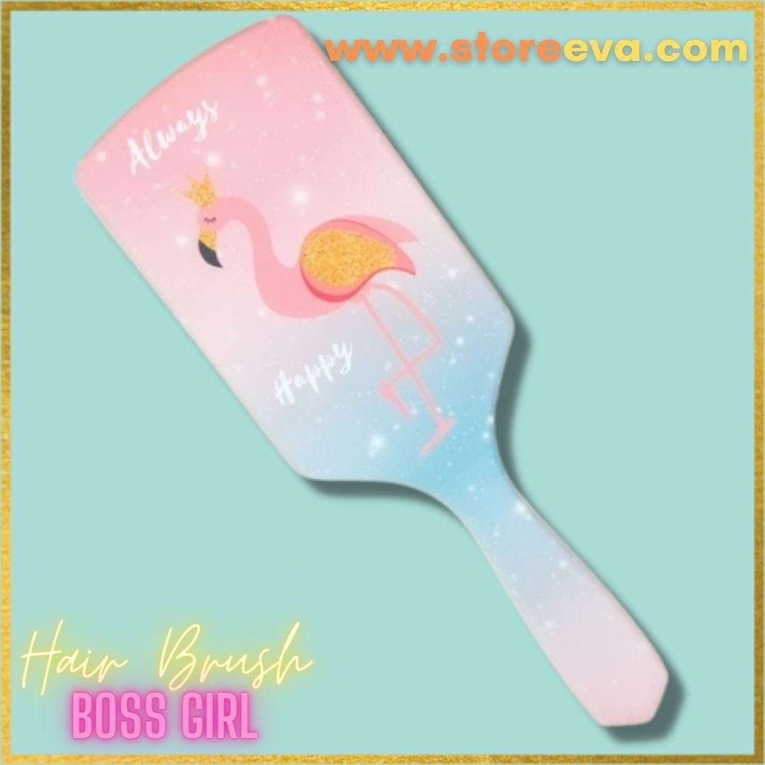 Quirky Prints Paddle Hair Brush F