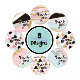 Twin Roll Thank You Stickers